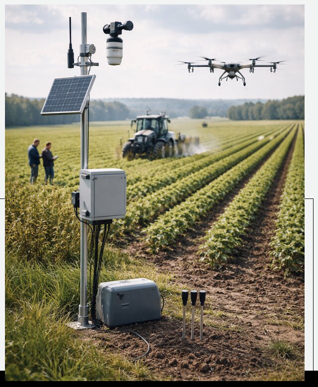 Разработка IoT мониторинга полей в Алейске от 8764 р. | АвикейЛук