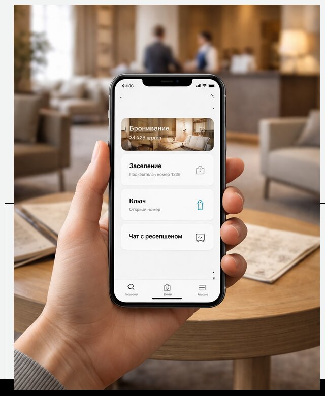Мобильное приложение для гостей отеля в Алейске, управление сервисом
